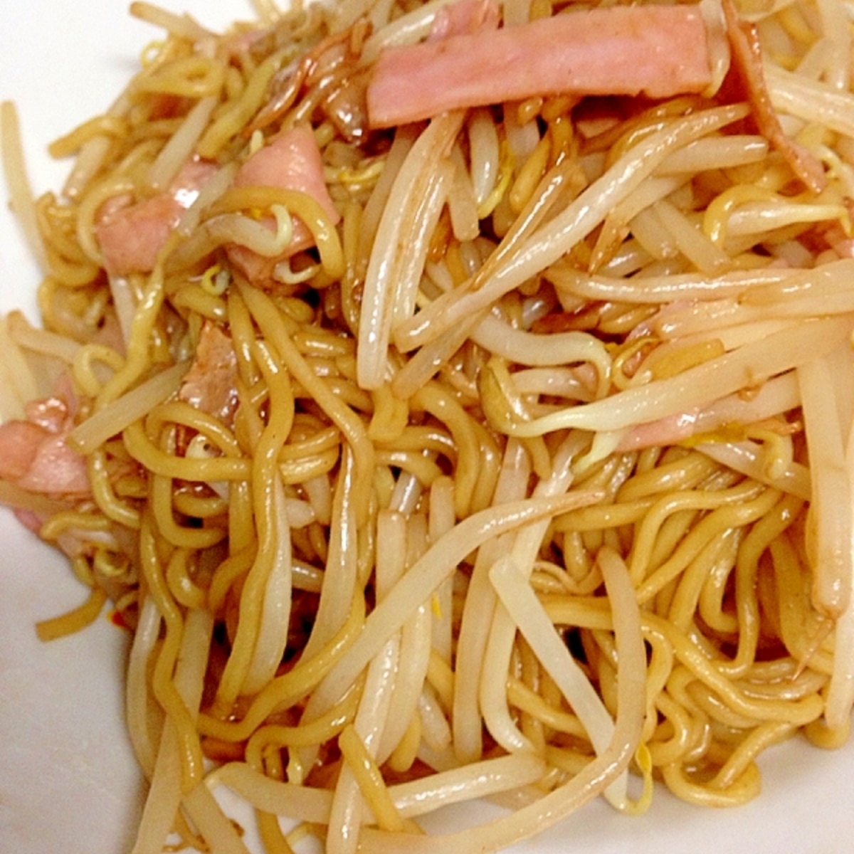 簡単 もやしとハムの焼きそば レシピ 作り方 By フランソース 楽天レシピ